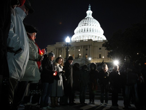 Congresswoman shot, six dead